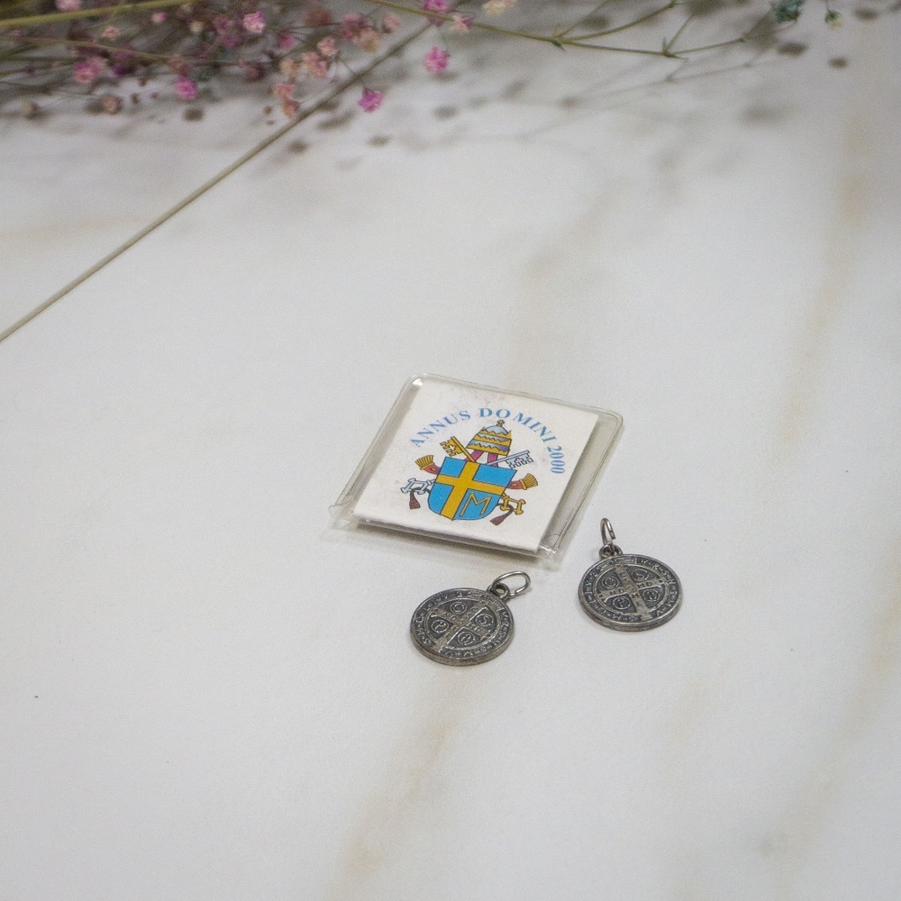 St Benedict House blessing pendants